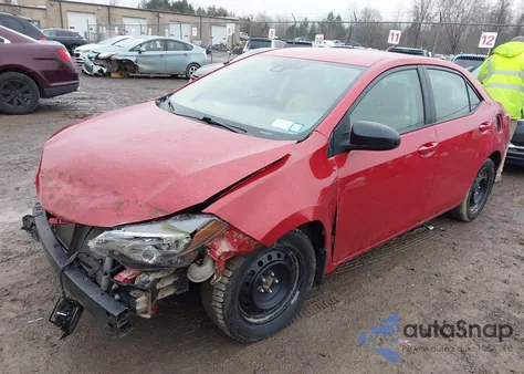 2017 Toyota Corolla Le from USA, damaged, VIN 2T1BURHEXHC916641